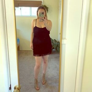 WINDSOR Flapper Dress - Black Mini